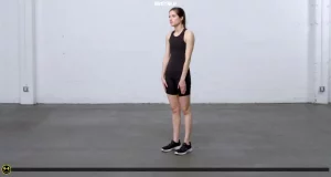 خم شدن به جلو ایستاده متقاطع