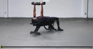 پرس سینه با دمبل