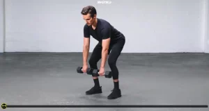 زیربغل خم با دمبل