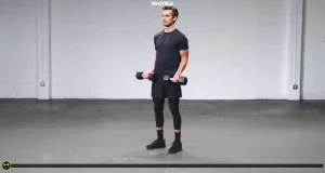 جلو بازو درگ با دمبل