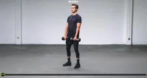 نشر جلو با دمبل