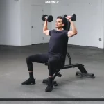 پرس سرشانه با دمبل