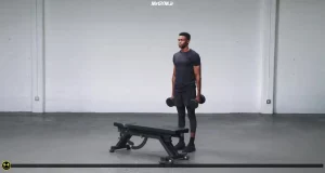 استپ آپ با دمبل