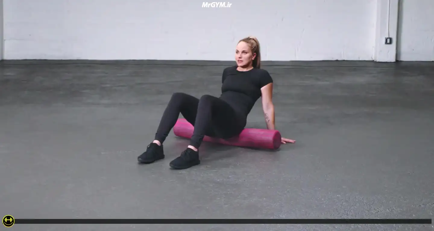 آموزش حرکت رول فوم کمر (Foam Roll Lower Back)