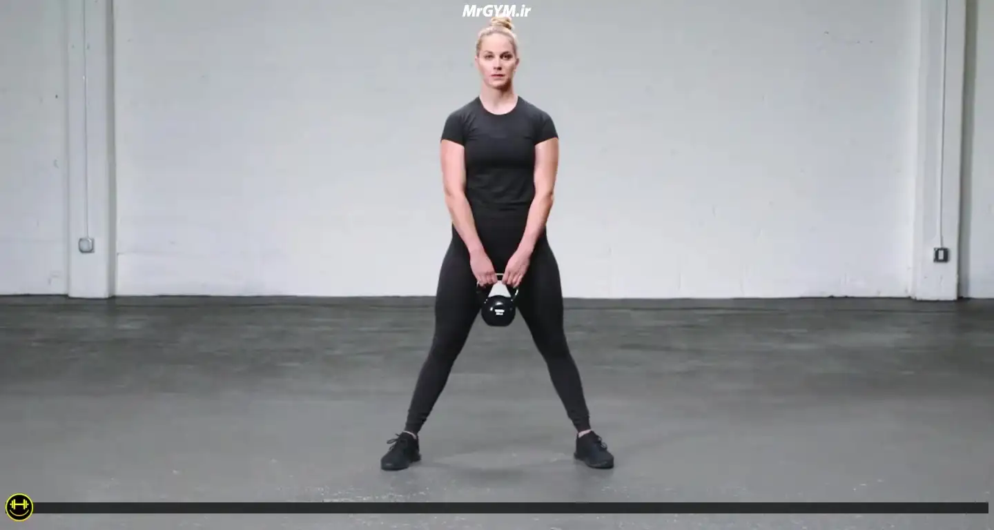 آموزش حرکت های پول سومو با کتل بل (Kettlebell Sumo High Pull)