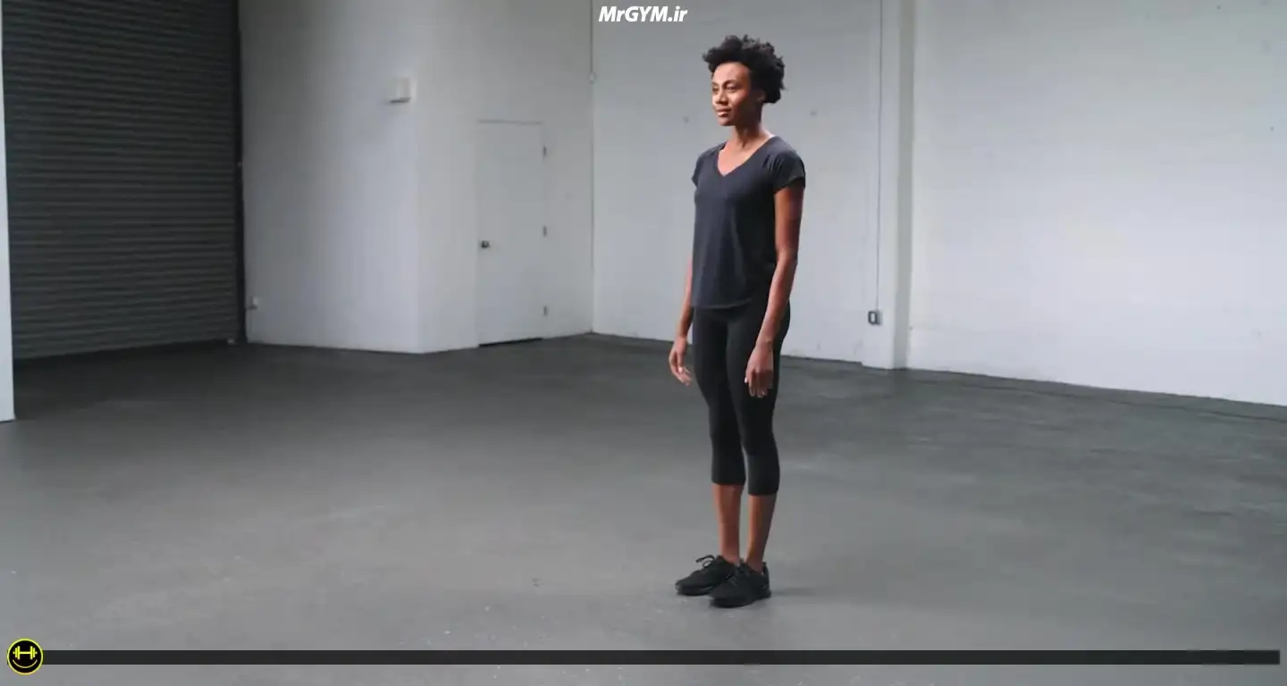 آموزش حرکت کشش لانج جانبی (Lateral Lunge Stretch)