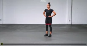لانج با مینی بند به پشت پا