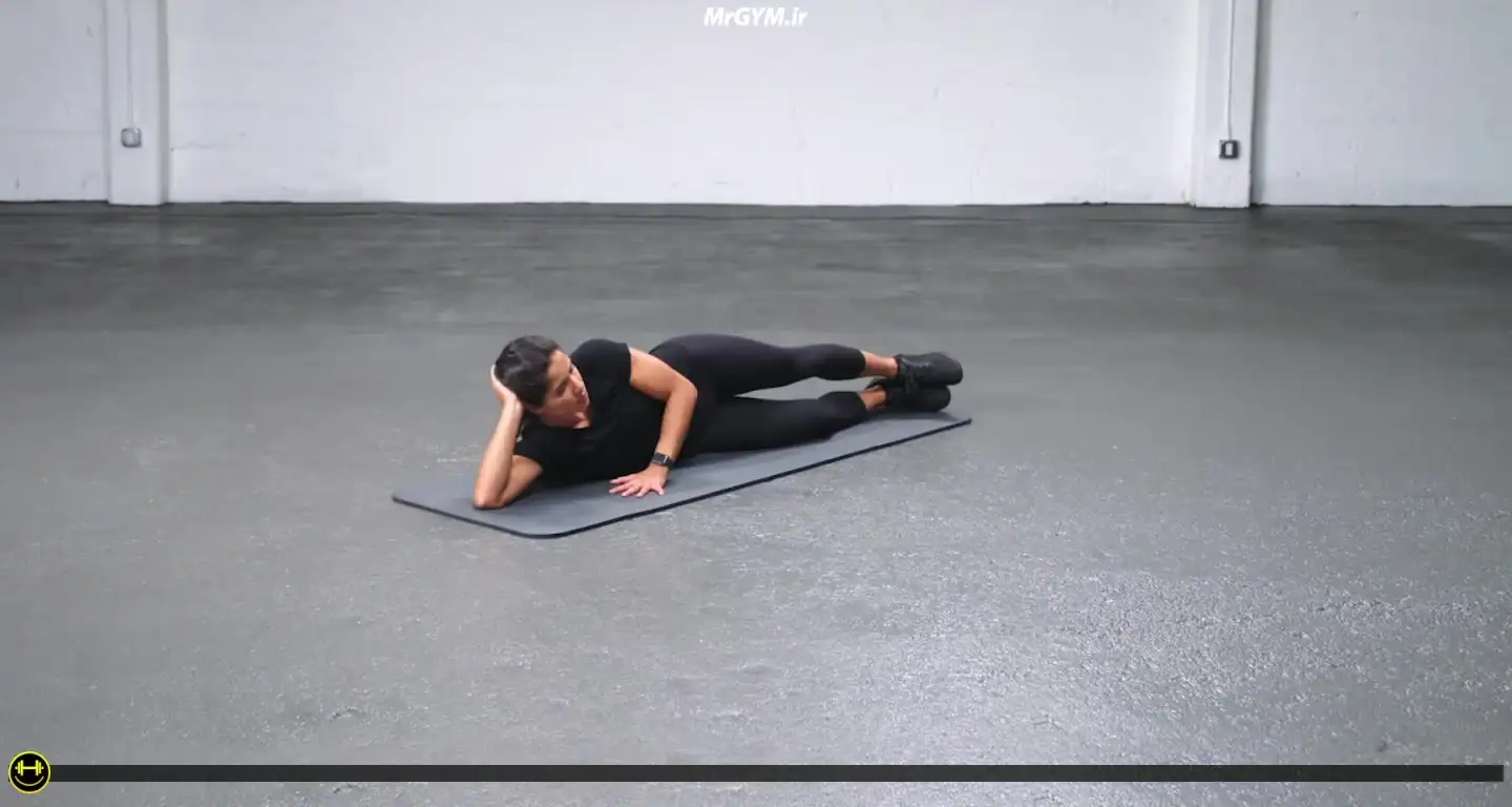 آموزش حرکت دایره لگن جانبی (Side Leg Hip Circle)