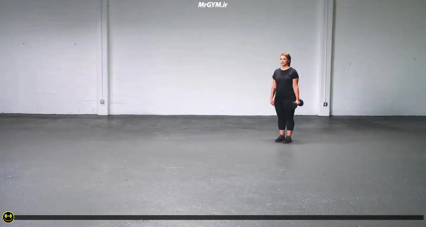 آموزش حرکت راه رفتن کشاورز تک دست (Single Arm Farmer Walk)