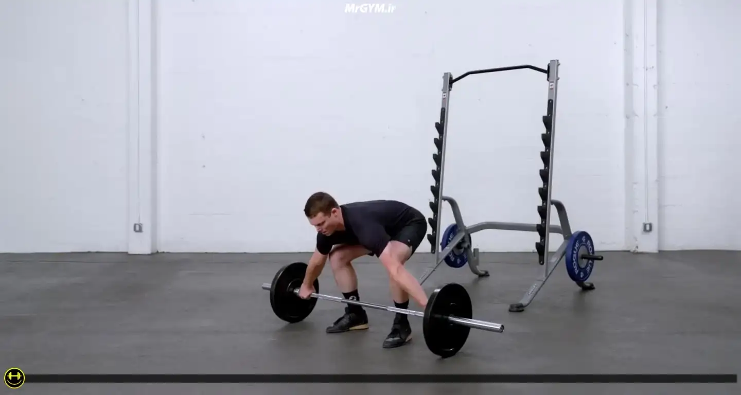 آموزش حرکت کشش اسنچ به اسنچ آویزان پایین (Snatch Pull to Low Hang Snatch)