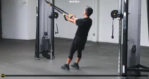 جلو بازو با TRX