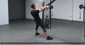 اسکوات قزاقی با TRX