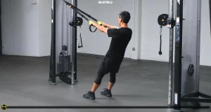 پرتاب لگن با TRX