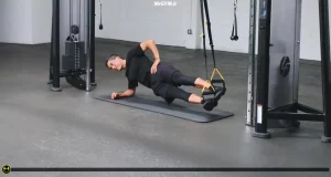 پلنک پهلو با TRX