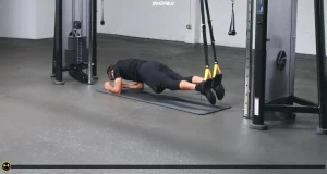 پلنک معلق با TRX