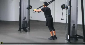 پشت بازو با TRX