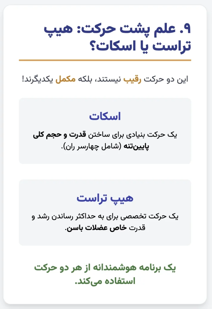علم پشت هیپ تراست
