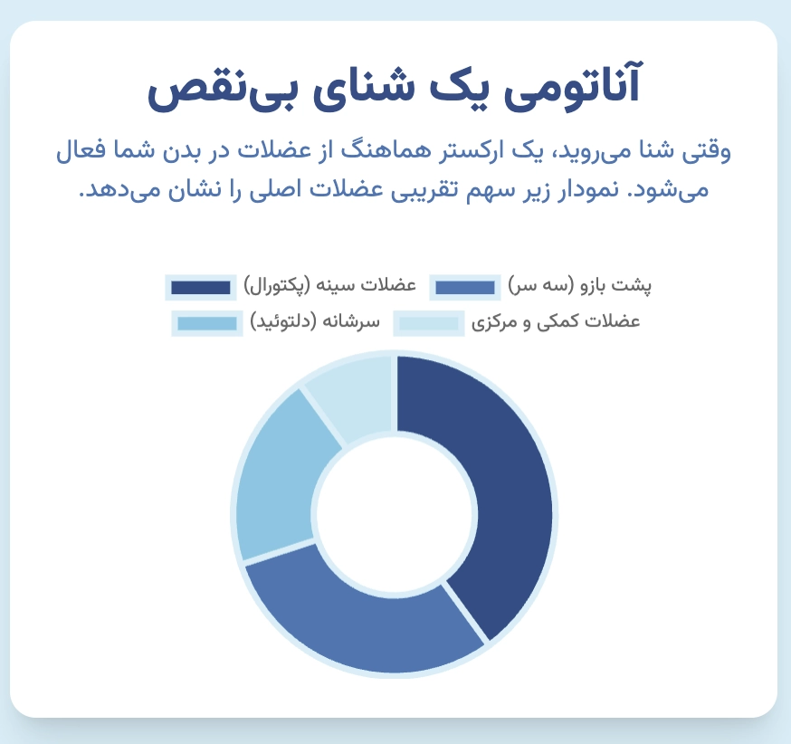 آموزش گام به گام شنا سوئدی